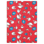 帽子をかぶった猫 | 魚の赤い模様 クリップボード (裏面)