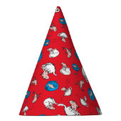 帽子をかぶった猫 | 魚の赤い模様 パーティーハット (右)