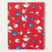帽子をかぶった猫 | 魚の赤い模様 プランナー手帳 (裏面)