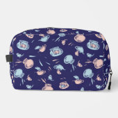 帽子をかぶった猫 | 魚パターン ドップキット (正面)