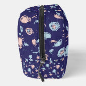 帽子をかぶった猫 | 魚パターン ドップキット (右)