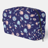 帽子をかぶった猫 | 魚パターン ドップキット (右コーナー)