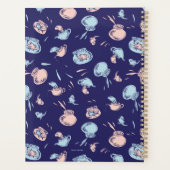 帽子をかぶった猫 | 魚パターン プランナー手帳 (裏面)