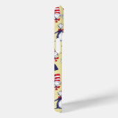 帽子をかぶった猫 | 黄色のパターン Case-Mate iPhoneケース (裏面 / 右)