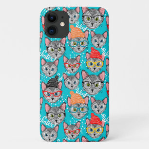 帽子をかぶった猫 iPhone 11 ケース
