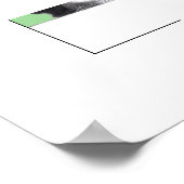 帽子をかぶった猫(Moegi) ポスター (角)