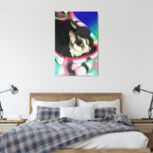 帽子をかぶった砂糖滑空機 キャンバスプリント (インサイチュ (寝室))