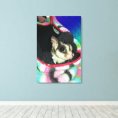 帽子をかぶった砂糖滑空機 キャンバスプリント (インサイチュ (ウッドフロア))