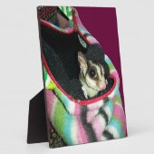 帽子をかぶった砂糖滑空機 フォトプラーク (側面)