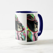 帽子をかぶった砂糖滑空機 マグカップ (正面右)