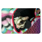 帽子をかぶった砂糖滑空機 マグネット (横)