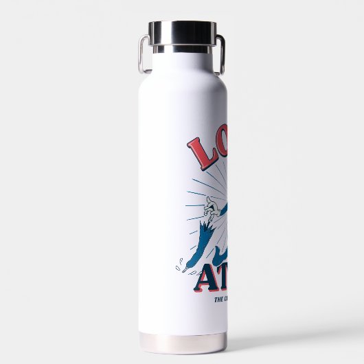 帽子をかぶった私の猫を見る ウォーターボトル (正面)