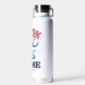 帽子をかぶった私の猫を見る ウォーターボトル (背面)