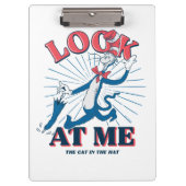 帽子をかぶった私の猫を見る クリップボード (正面)