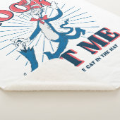 帽子をかぶった私の猫を見る シェルパブランケット (3/4)