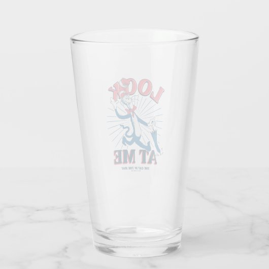 帽子をかぶった私の猫を見る タンブラーグラス (裏面)