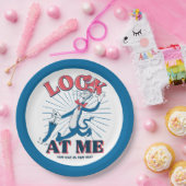 帽子をかぶった私の猫を見る ペーパープレート (パーティー)