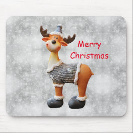 帽子をかぶった聖降誕祭のメリームース       マウスパッド
