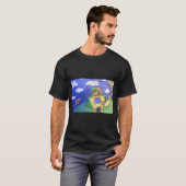 帽子をかぶった釣り Tシャツ (正面フル)