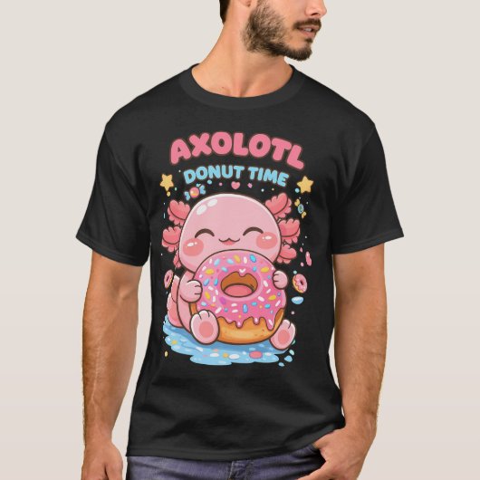 帽子をかぶってギターを弾く魚 Tシャツ (正面)