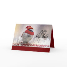 帽子を持つ幸運を祈りますのすずめ