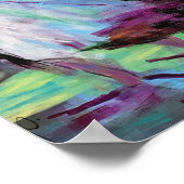 帽子を被った二人絵を描の婦人 ポスター (角)