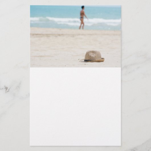 帽子を被って海へ チラシ (正面)