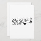 帽子を透かす 招待状 (正面/裏面)