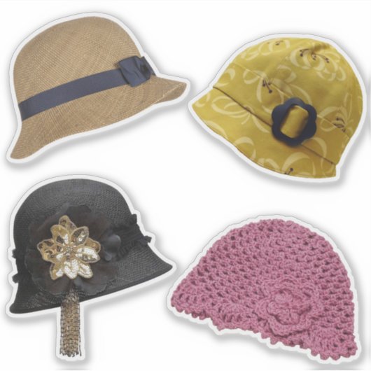 帽子を閉じる シール (正面)