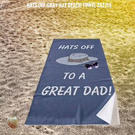 帽子オフグレー帽子 ビーチタオル