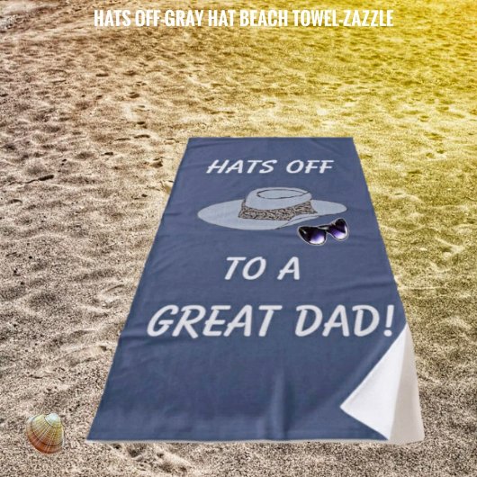 帽子オフグレー帽子 ビーチタオル