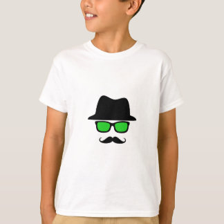 帽子ガラスの髭 Tシャツ