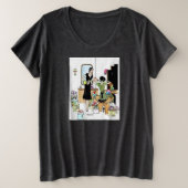 帽子ショッピング プラスサイズTシャツ (デザイン正面)