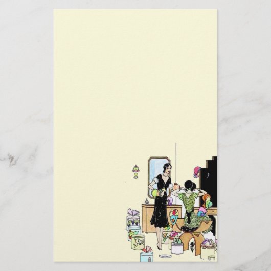 帽子ショッピング 便箋 (正面)