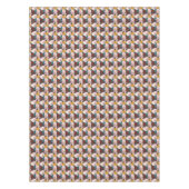 帽子パターンを持つブタ テーブルクロス (正面)