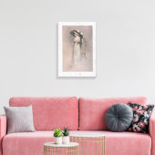 帽子ビクトリアンをかぶったゴージャスな女性 キャンバスプリント (インサイチュ (リビング))