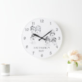 帽子ファッション図解入りの、写真付きのヴィンテージ帽子が20sに上昇 ラージ壁時計 (ホーム)