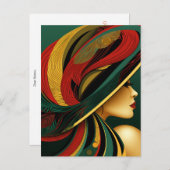 帽子ファンシーパレード#10 ポストカード (正面/裏面)