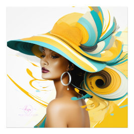 帽子ファンシーパレード#5 フォトプリント           