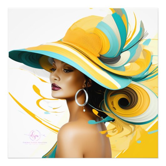 帽子ファンシーパレード#5 フォトプリント            (正面)