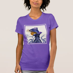 帽子付き航海のタコ Tシャツ
