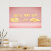 帽子保秘密デザインの下に ポスター (キッチン)