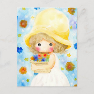 帽子大きいかな シーズンポストカード