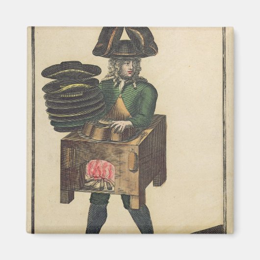 帽子屋さんの衣装 マグネット (正面)