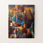 帽子屋さん。14x11インチ30ジグソーパズル子供へ。 ジグソーパズル (縦)