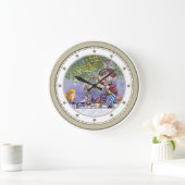 帽子屋のお茶会のアリス ラージ壁時計 (ホーム)