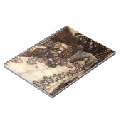 帽子屋のお茶会のアーサーRackhamのノート ノートブック (左側)