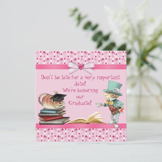 帽子屋のお茶会の卒業パーティー 招待状 (スタンド正面)