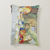 帽子屋のお茶会 アクセントクッション (裏面(縦))