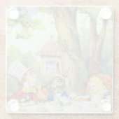 帽子屋のお茶会 ガラスコースター (裏面)